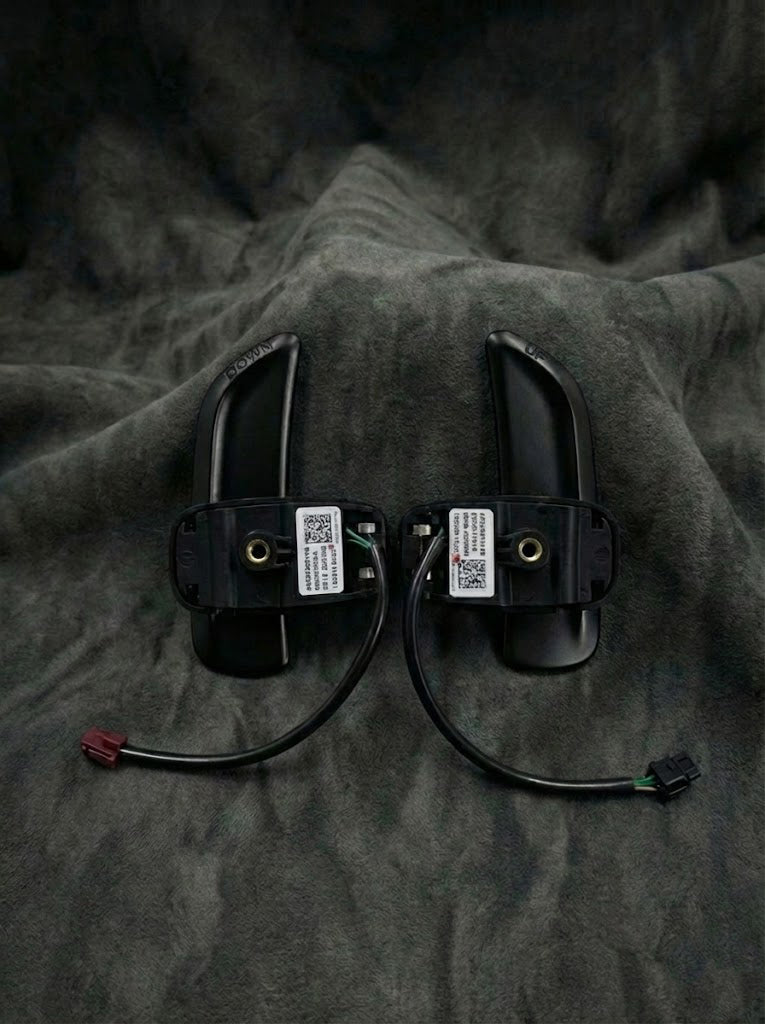 OEM AMG SCHALTWIPPEN SCHWARZ MATT MERCEDES BENZ