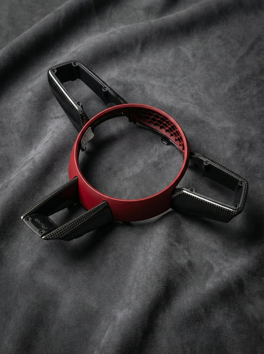 OEM Porsche 992  Carbon Fiber Trim Red Frame