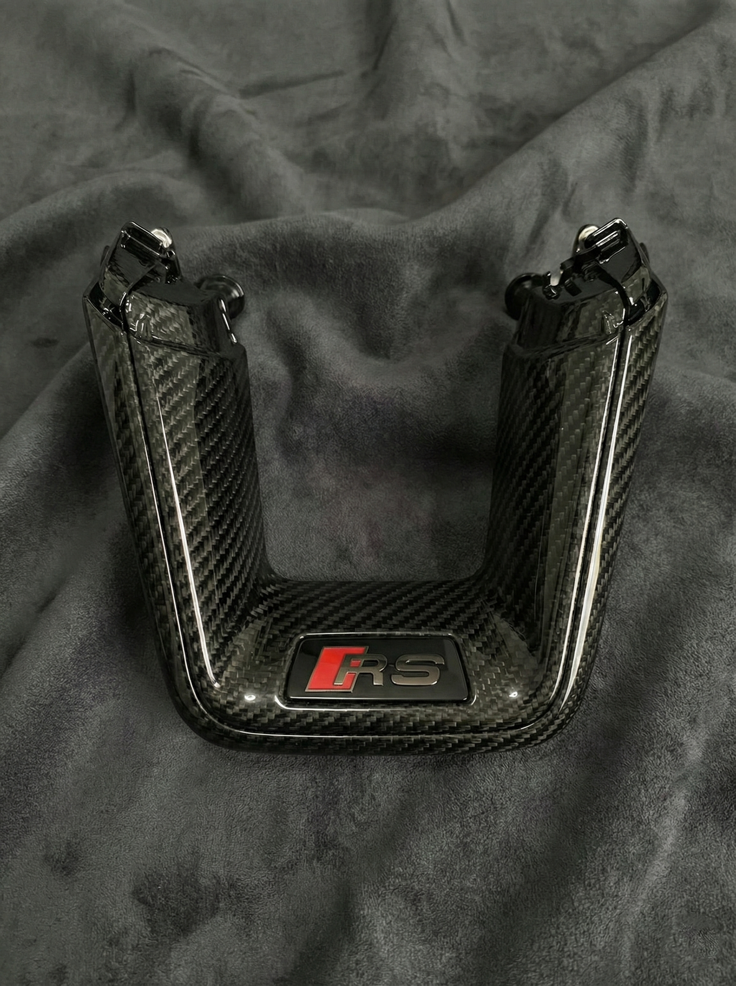 Garniture et cadre de boutons OEM Audi C8 (Carbone brillant)