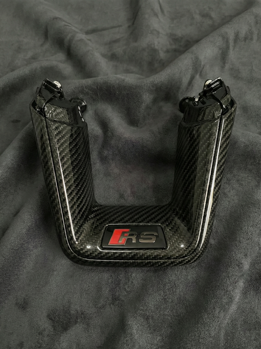 OEM Audi C8 Zierleisten+Tastenrahmen (Glanzcarbon)