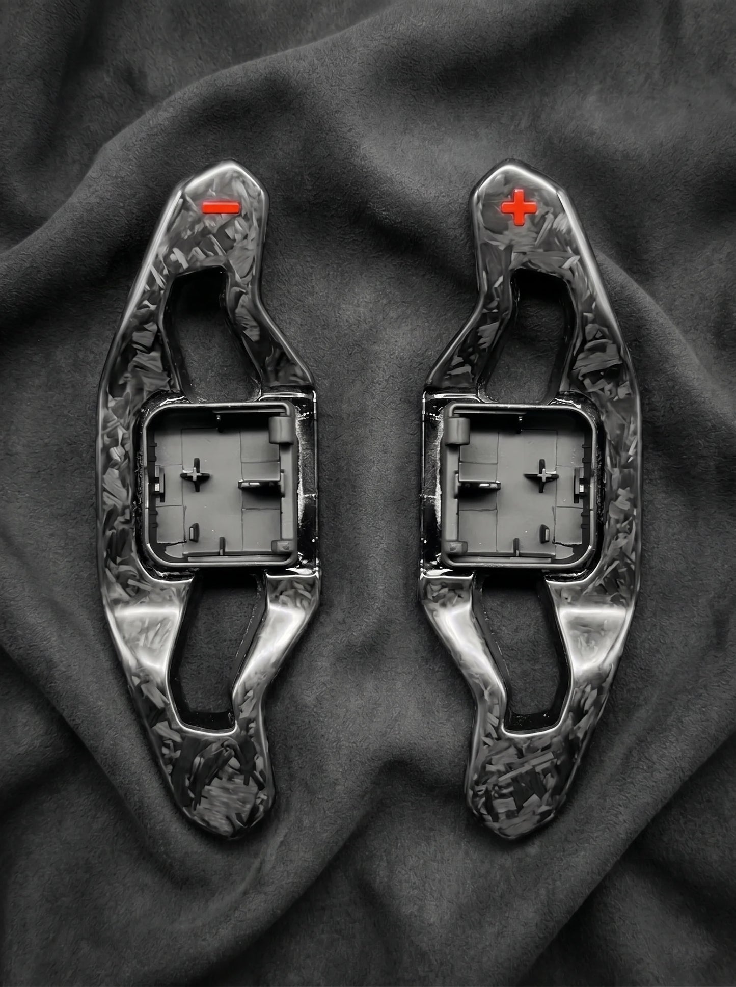 Custom Shift Paddles Audi in Forged Carbon Fiber