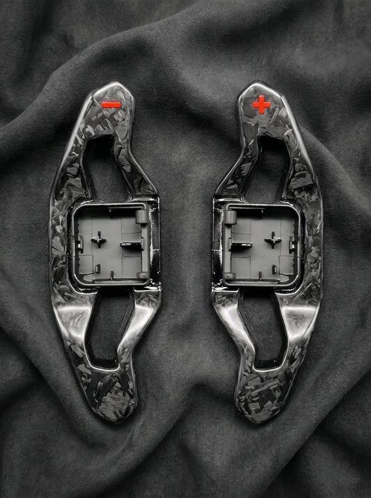 Custom Shift Paddles Audi in Forged Carbon Fiber