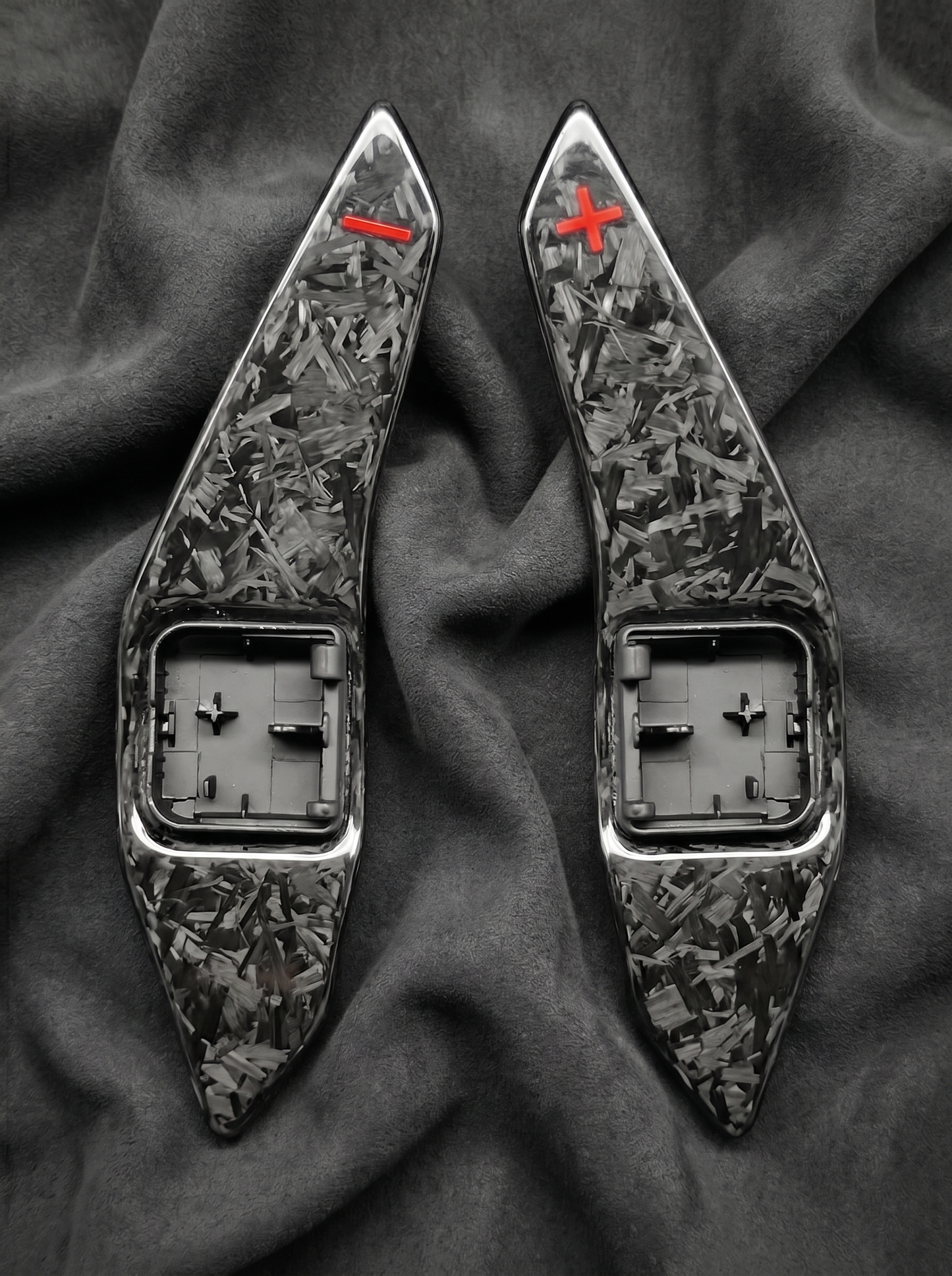 Custom Shift Paddles Audi in Forged Carbon Fiber
