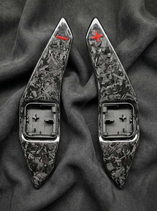 Custom Shift Paddles Audi in Forged Carbon Fiber