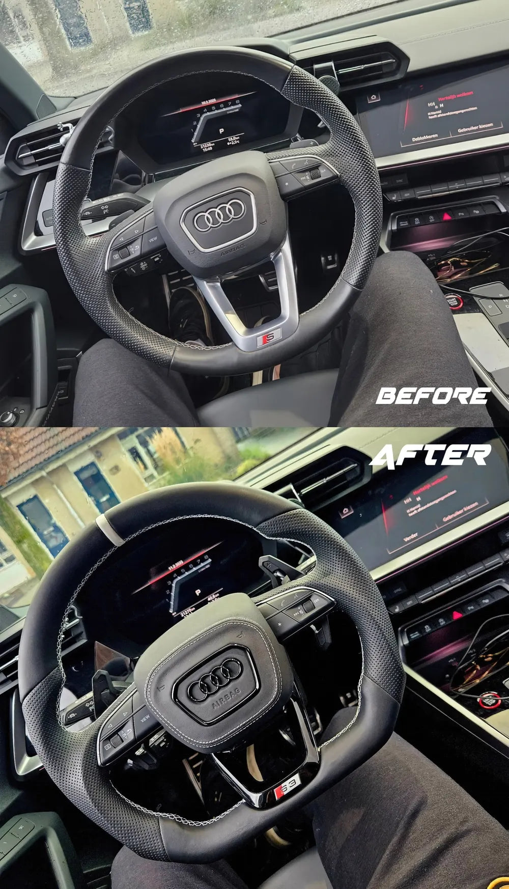 Custom Steering Wheel Audi