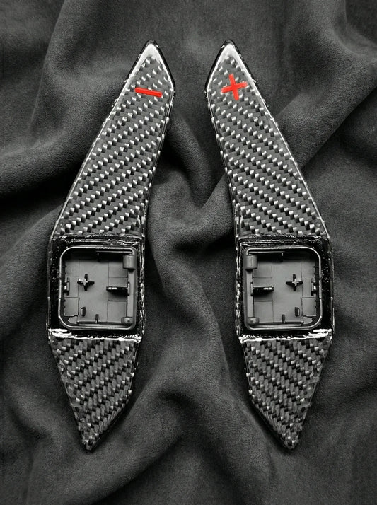 Custom Shift Paddles Audi in Carbon Fiber